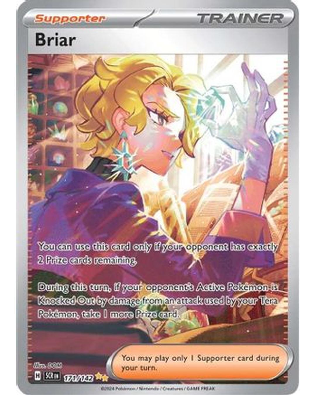 Briar 171/142 - Holofoil SV07 Stellar Crown - Special Illustration Rare