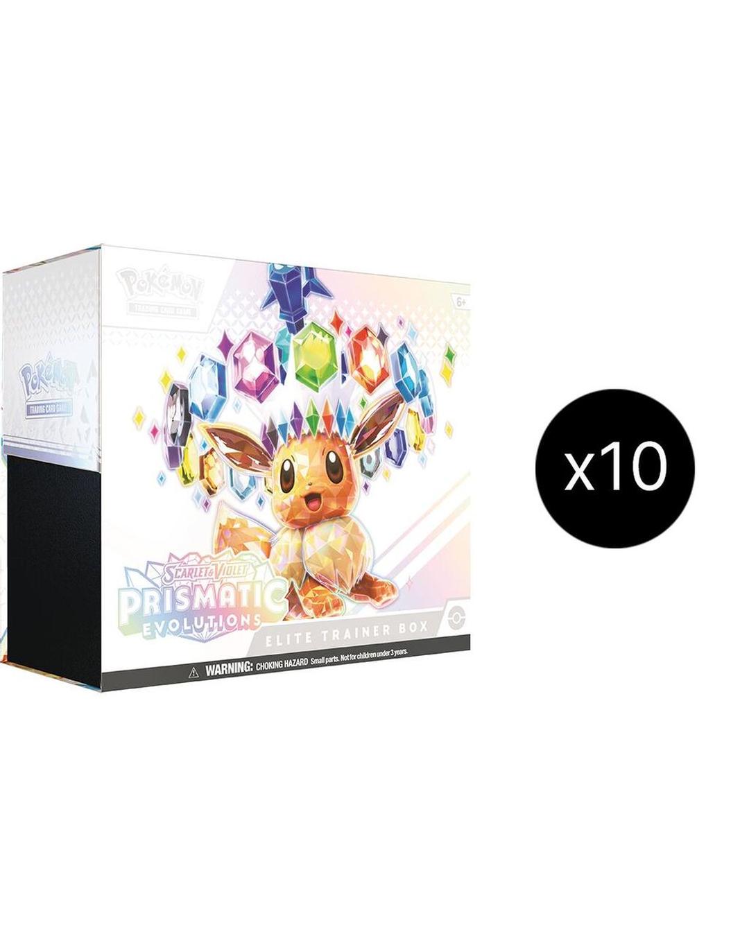 Prismatic Evolutions Elite Trainer Box Case | Pokemon TCG