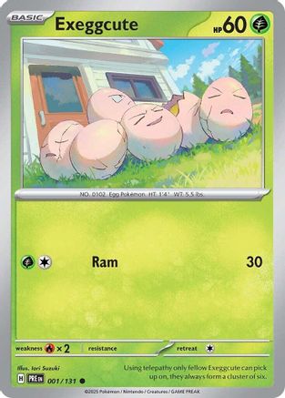 Exeggcute 001/131 SV Prismatic Evolutions - Common