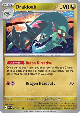 Drakloak 072/131 SV Prismatic Evolutions - Common