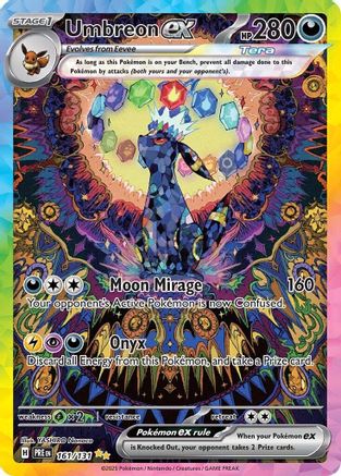 Umbreon ex 161/131 - Holofoil SV Prismatic Evolutions - Special Illustration Rare