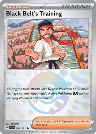 Black Belt's Training 098/131 - Holofoil SV Prismatic Evolutions - Common