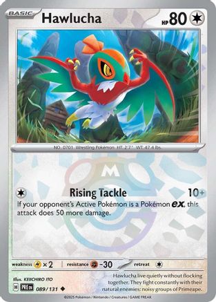 Hawlucha (Master Ball Pattern) 089/131 - Holofoil SV Prismatic Evolutions - Uncommon