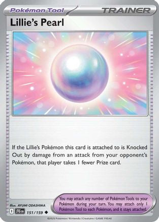 Lillie's Pearl 151/159 - Reverse Holofoil SV09 Journey Together - Uncommon