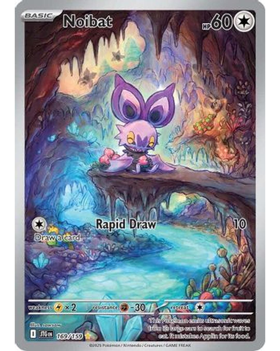 Noibat 169/159 - Holofoil SV09 Journey Together - Illustration Rare