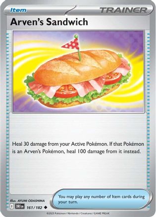 Arven's Sandwich 161/182 - Reverse Holofoil SV10 Destined Rivals - Uncommon
