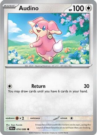 Audino 074/086 SV Black Bolt - Common