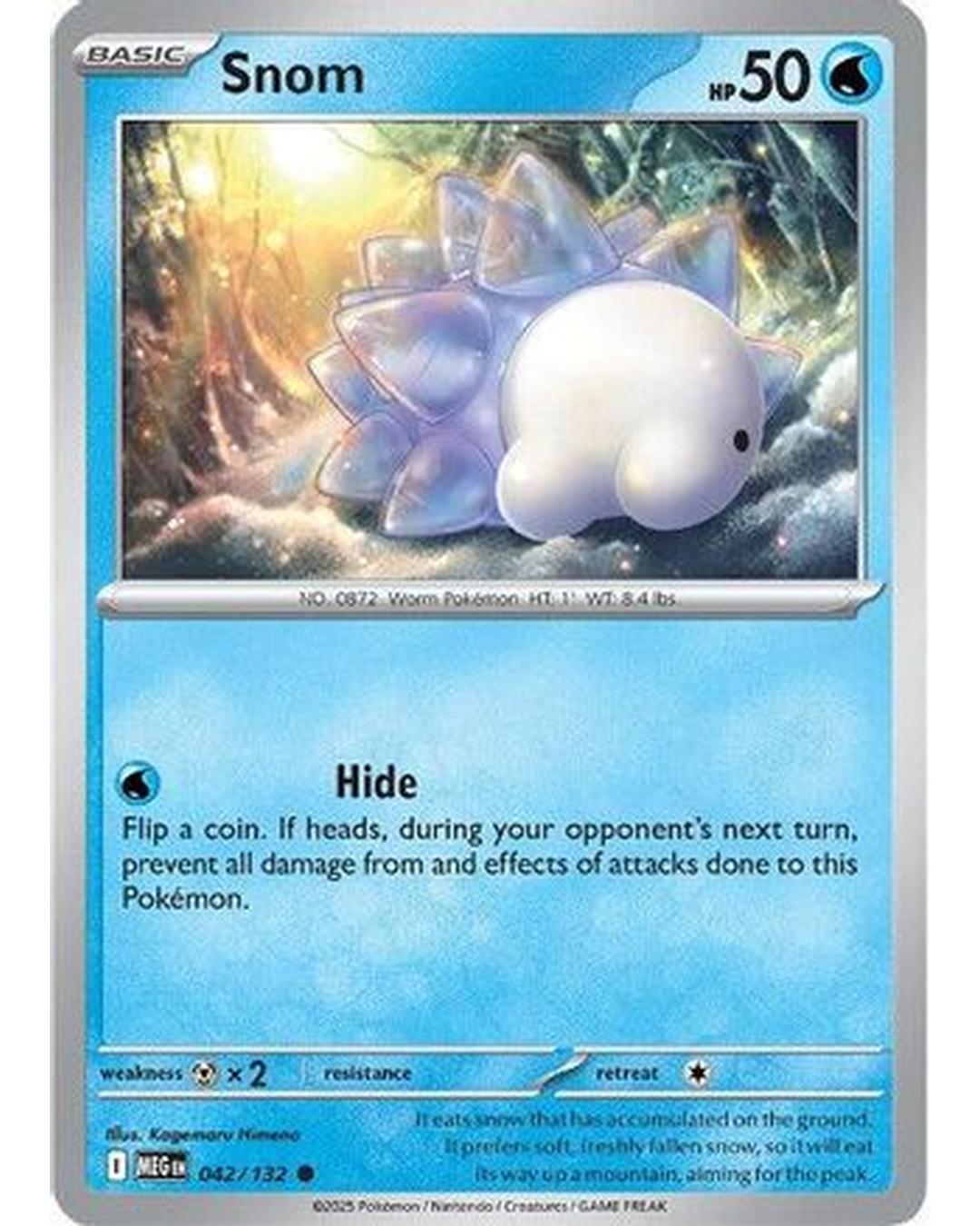 Snom 042/132 - Reverse Holofoil ME01 Mega Evolution - Common