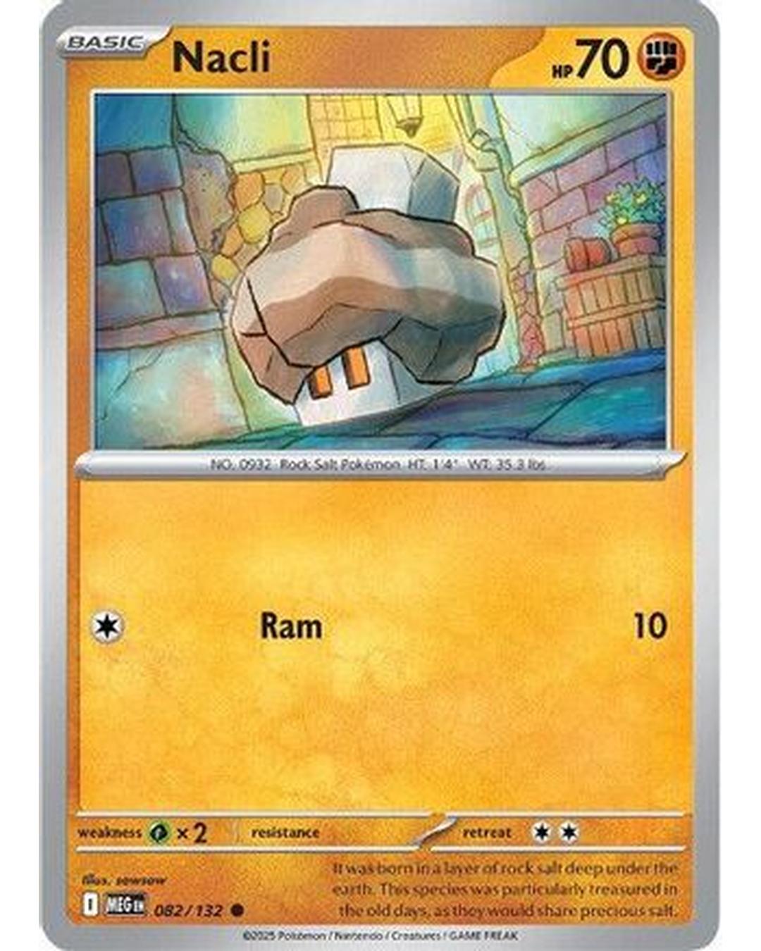 Nacli 082/132 - Reverse Holofoil ME01 Mega Evolution - Common