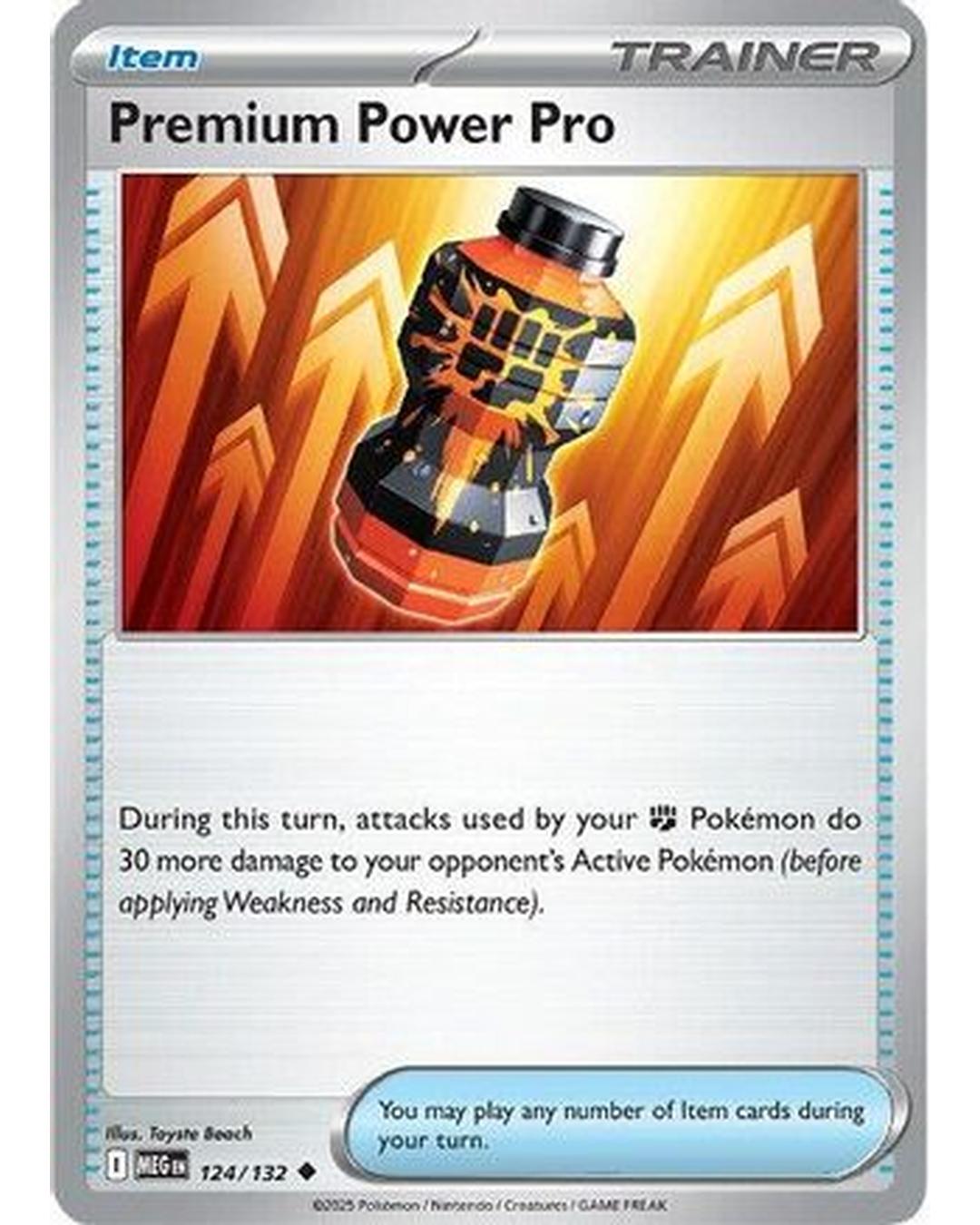 Premium Power Pro 124/132 - Reverse Holofoil ME01 Mega Evolution - Uncommon