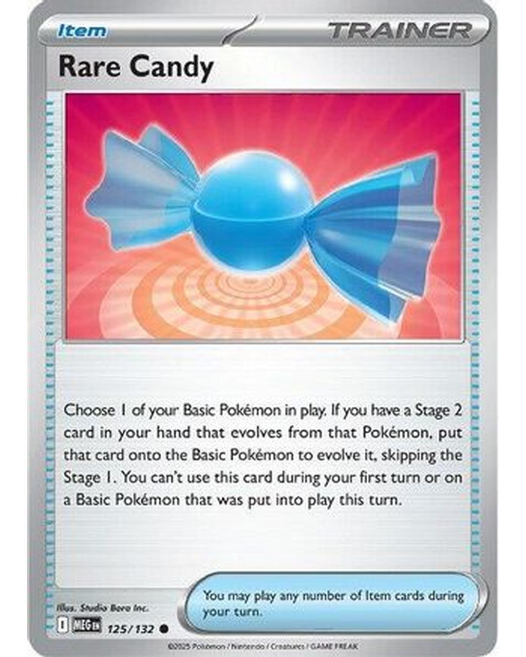 Rare Candy 125/132 ME01 Mega Evolution - Common
