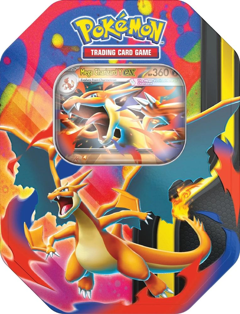 Pokemon TCG - Mega Charizard Tin (Mega Charizard Y)