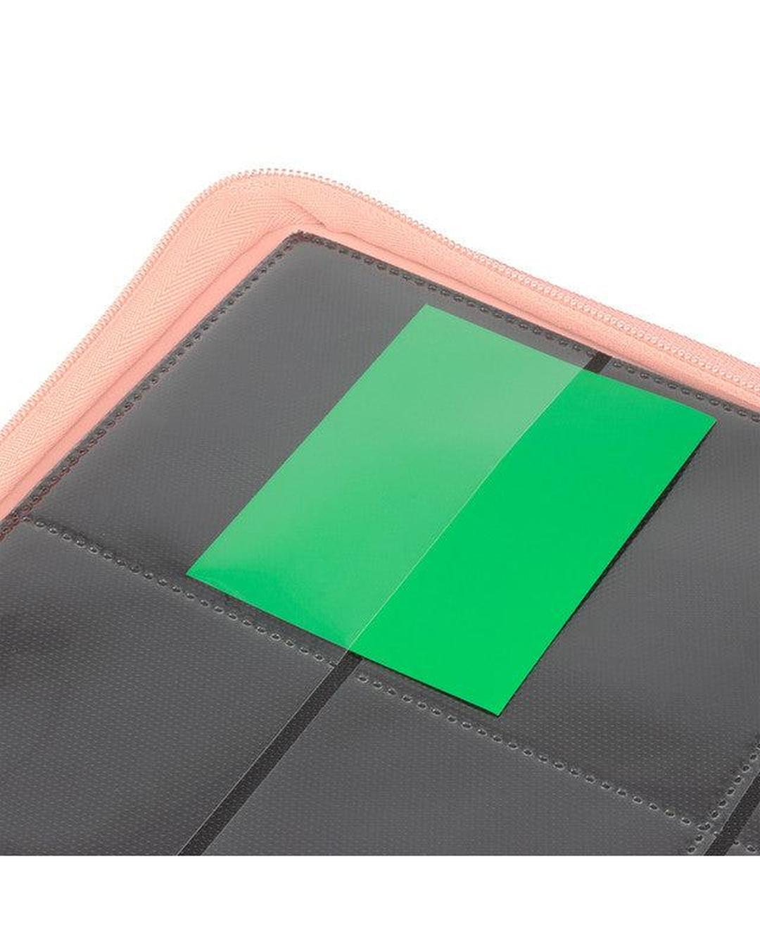 Collector's Series 12 Pocket Zip Trading Card Binder - PINK - Groovy Collectables