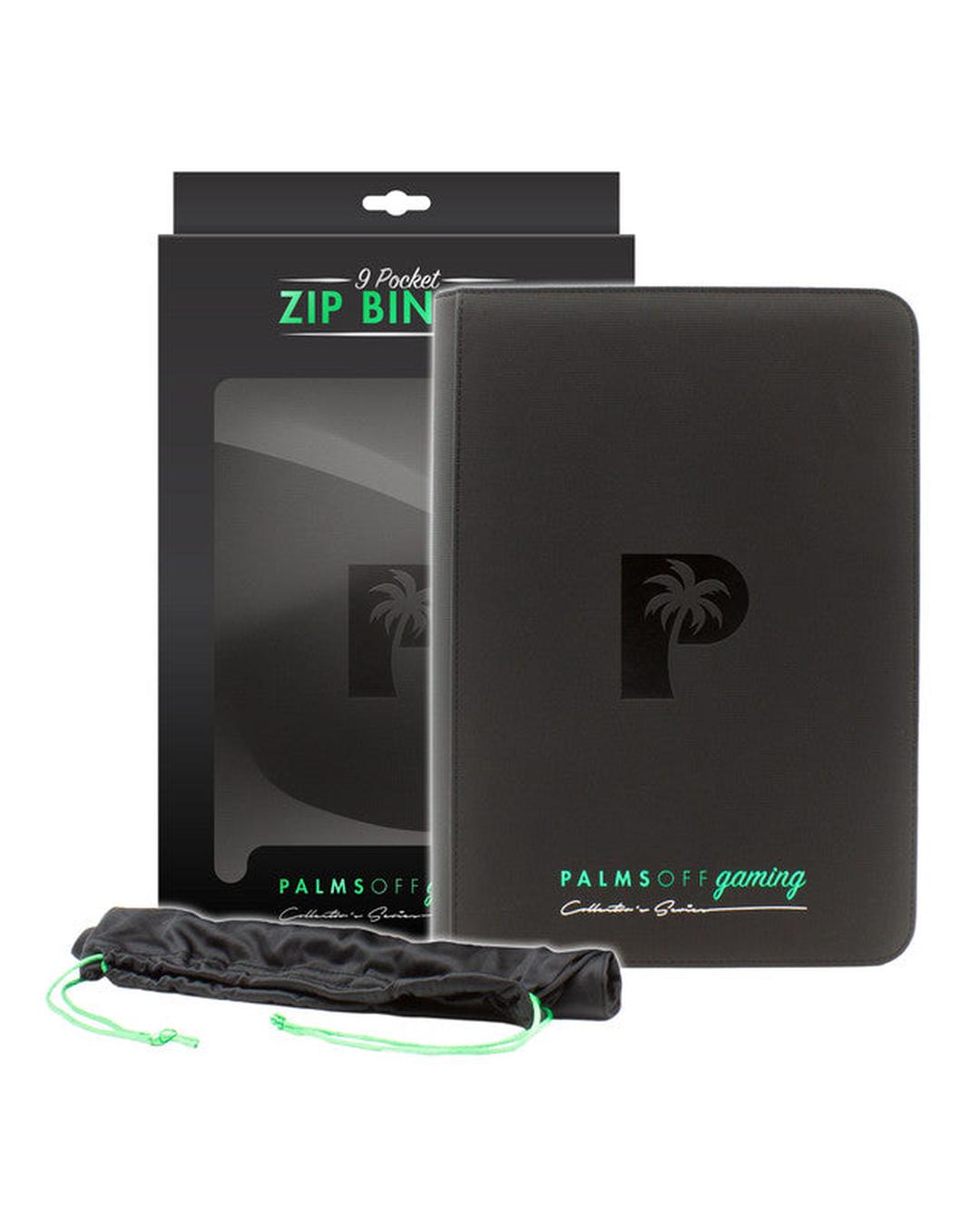 Collector's Series 9 Pocket Zip Trading Card Binder - BLACK - Groovy Collectables