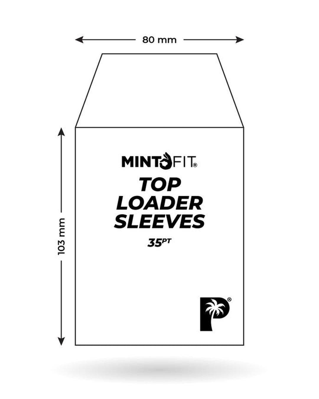 MintFit Top Loader Sleeves - 35pt - 100pc