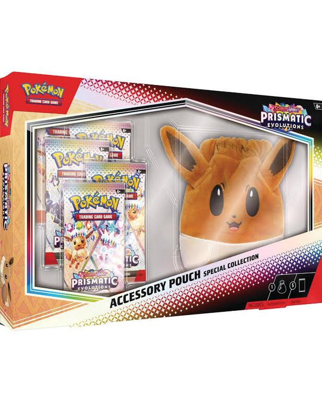 POKÉMON TCG Scarlet & Violet 8.5: Prismatic Evolutions Accessory Pouch - Groovy Collectables