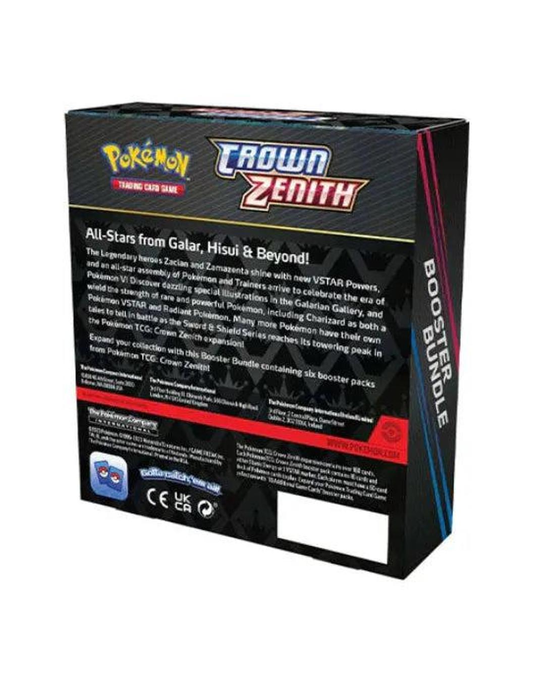 Pokemon TCG - Sword & Shield Crown Zenith Booster Bundle