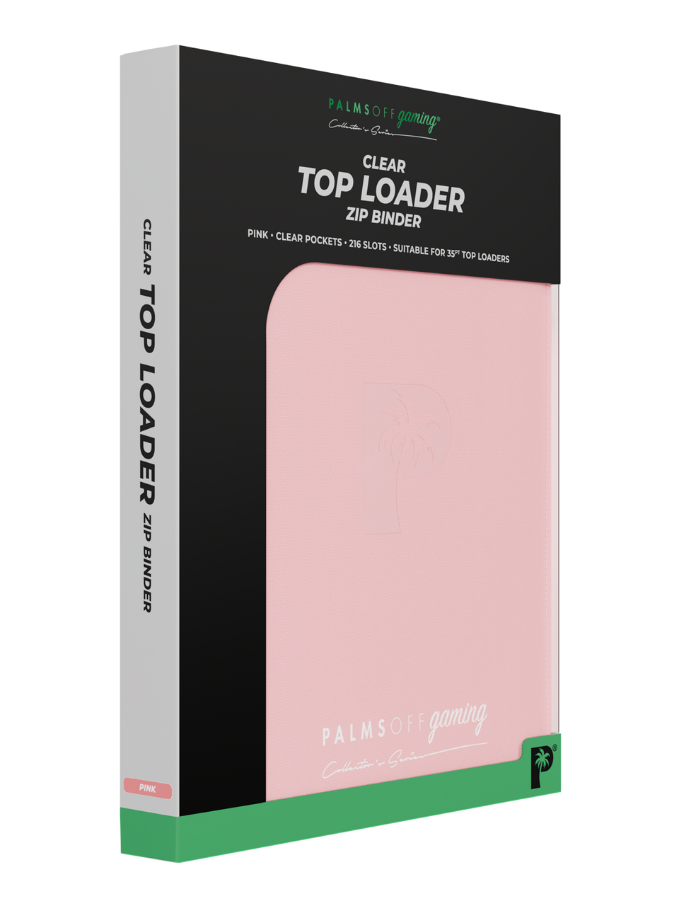 Collector's Series Top Loader Zip Binder - 9 Pocket - Pink