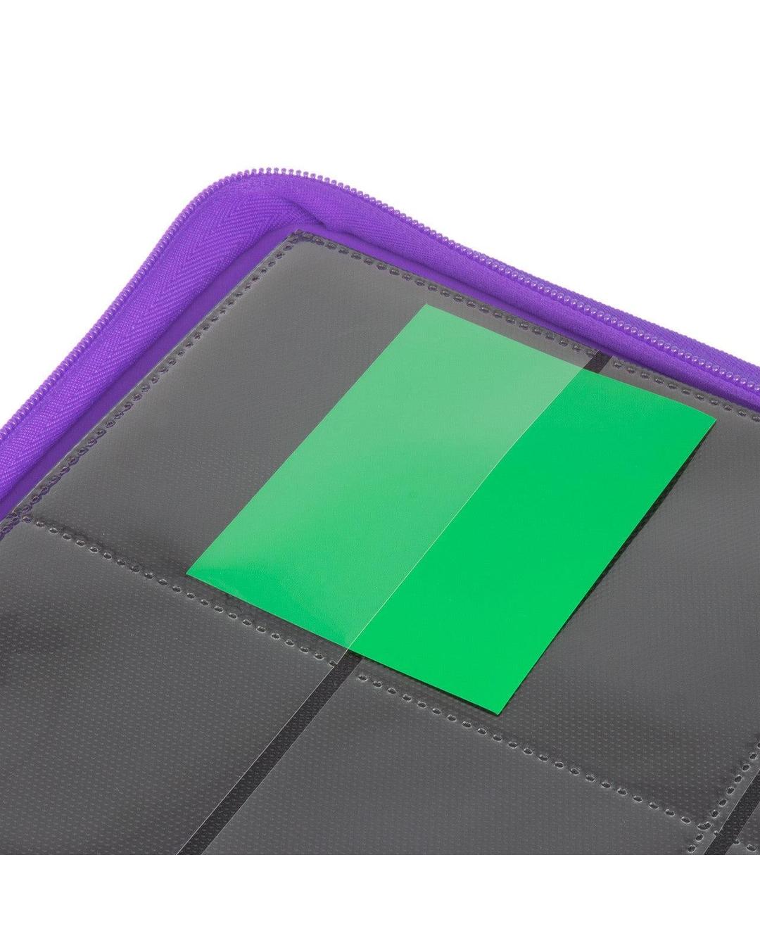 Collector's Series 12 Pocket Zip Binder - Purple