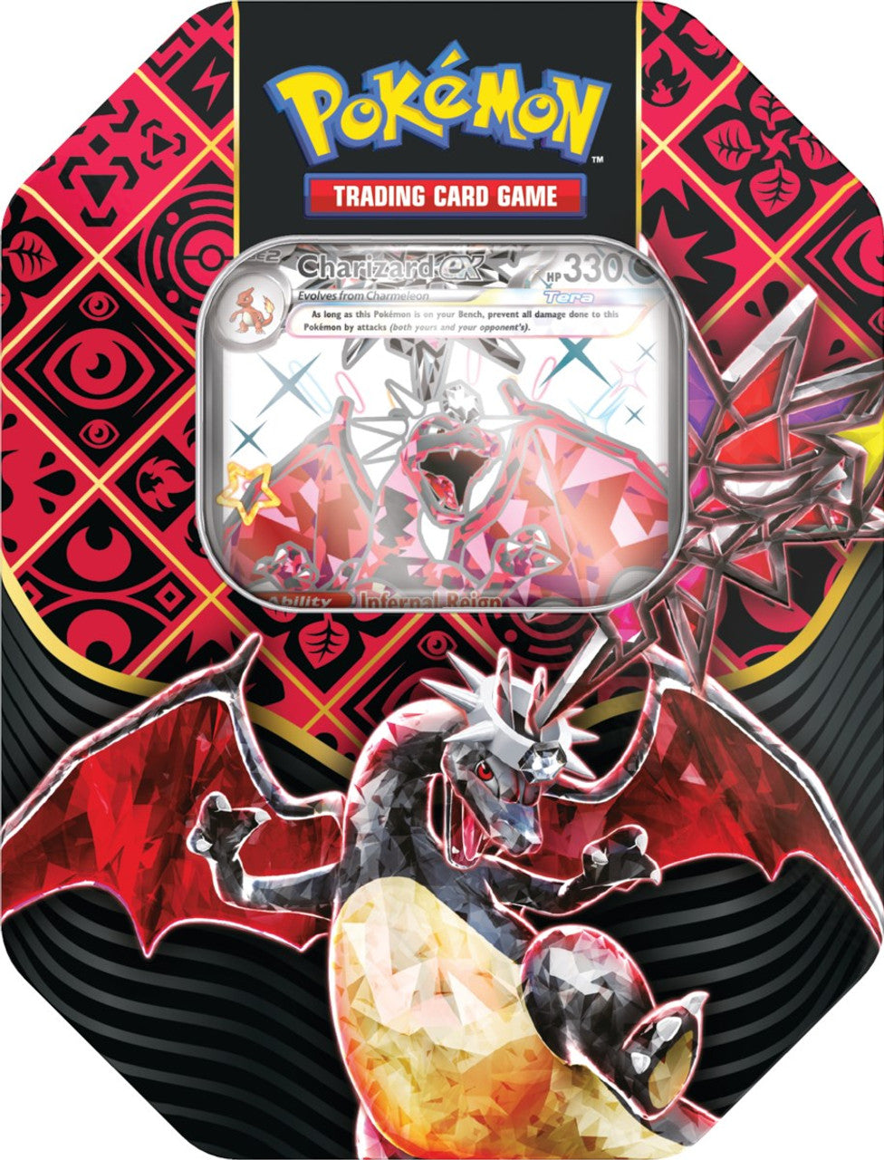 Pokemon TCG Scarlet & Violet -  Paldean Fates Tin - Charizard ex