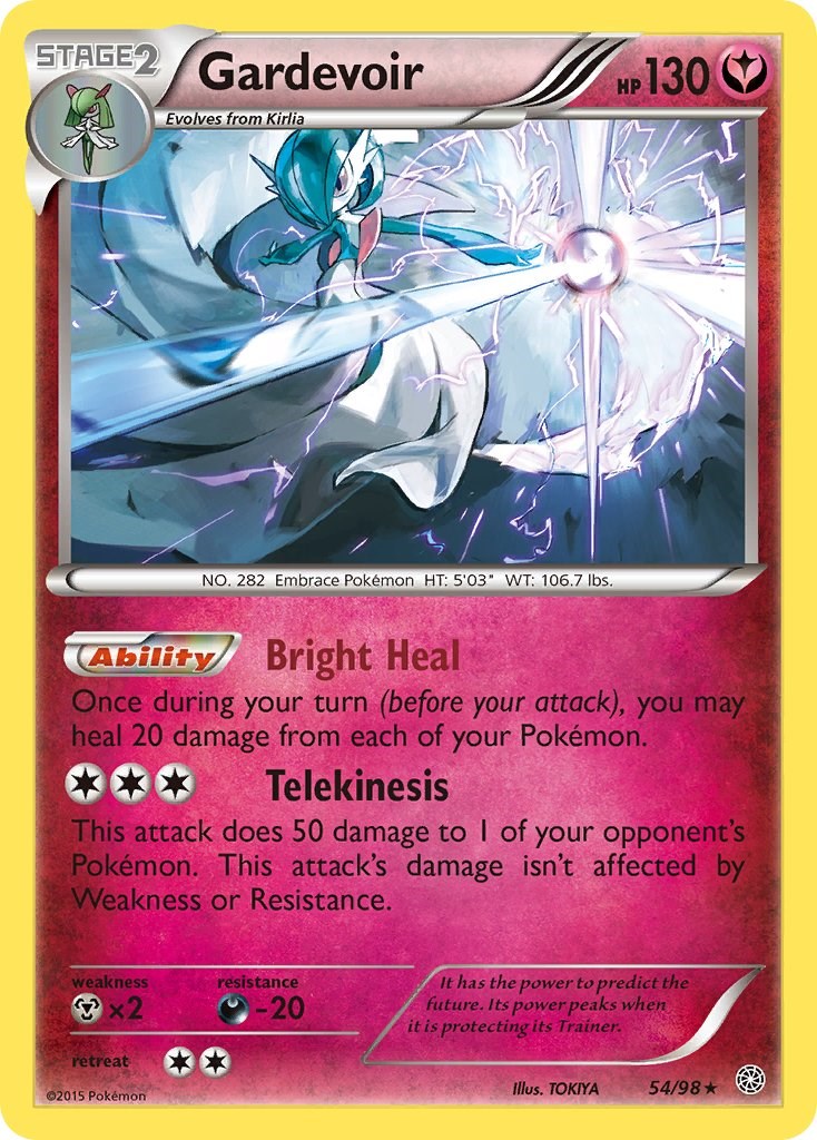 Gardevoir 54/98 - (XY - Ancient Origins) (Holo Rare) Holofoil