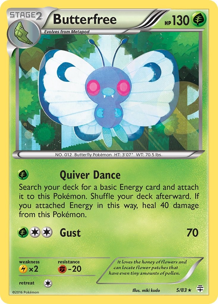 Butterfree 5/83 - (Generations) (Holo Rare) Holofoil