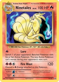 Ninetales 15/108 - (XY - Evolutions) (Holo Rare) Reverse Holofoil