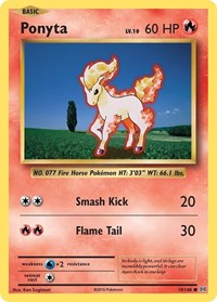 Ponyta 19/108 - (XY - Evolutions) (Common) Reverse Holofoil