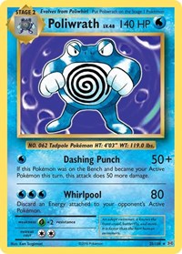 Poliwrath 25/108 - (XY - Evolutions) (Holo Rare) Reverse Holofoil