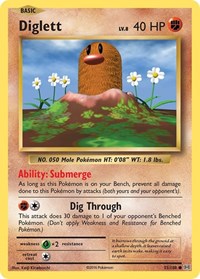 Diglett 55/108 - (XY - Evolutions) (Common) Normal