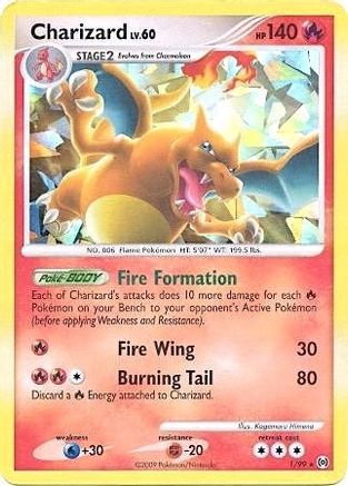 Charizard 001/99  - Holofoil Miscellaneous Cards & Products - Promo