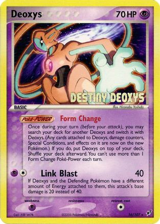 Deoxys (Normal Forme) 016/107  Miscellaneous Cards & Products - Promo