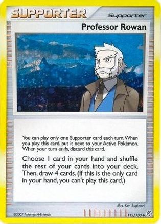 Professor Rowan 112/130  - Holofoil Miscellaneous Cards & Products - Promo