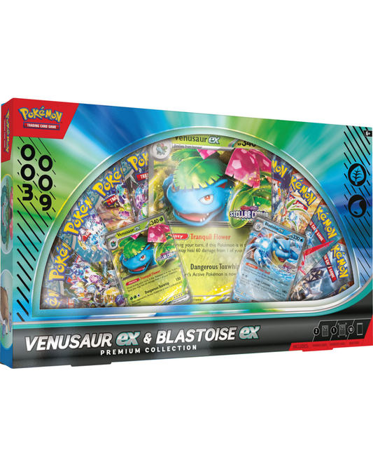 Venusaur ex & Blastoise ex Premium Collection | Pokemon TCG