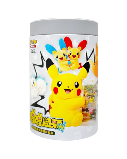 Pokémon: Nuzzle Cheeks Plush Toy Card Display Blind Box (Simplified Chinese)