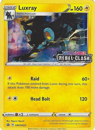 Luxray SWSH023  - Holofoil SWSH Sword & Shield Promo Cards - Promo