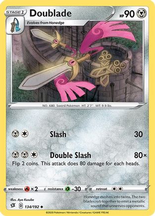 Doublade 134/192  SWSH02 Rebel Clash - Uncommon