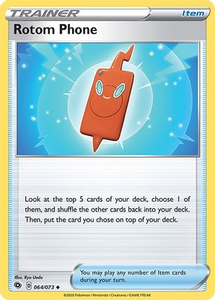 Rotom Phone 064/73  Champions Path - Uncommon