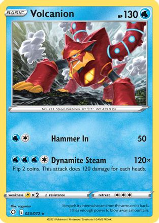 Volcanion 025/072  Shining Fates - Rare