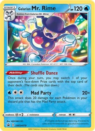 Galarian Mr. Rime SWSH079  - Holofoil SWSH Sword & Shield Promo Cards - Promo