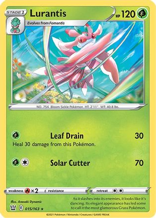 Lurantis 015/163  SWSH05 Battle Styles - Rare