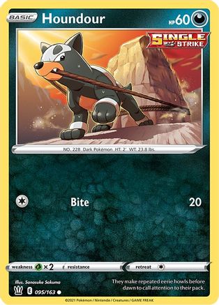 Houndour 095/163  SWSH05 Battle Styles - Common
