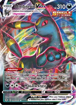 Umbreon VMAX 095/203  - Holofoil SWSH07 Evolving Skies - Ultra Rare