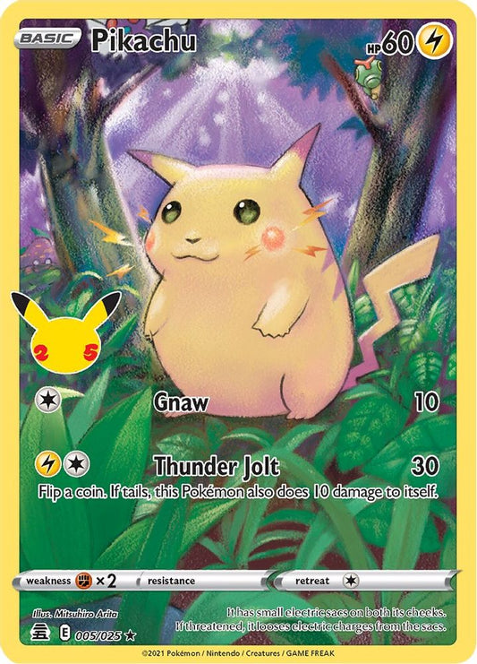 Pikachu 005/025  - Holofoil Celebrations - Holo Rare