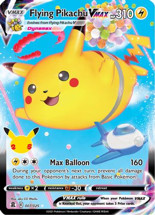Flying Pikachu VMAX 007/025  - Holofoil Celebrations - Ultra Rare