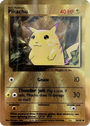 Pikachu 058/102  - Holofoil Miscellaneous Cards & Products - Promo