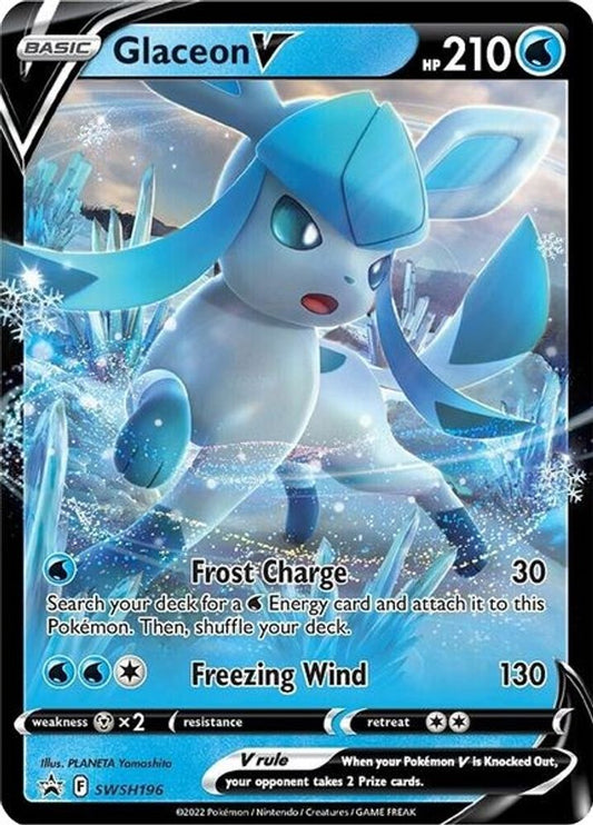 Glaceon V SWSH196  - Holofoil SWSH Sword & Shield Promo Cards - Promo