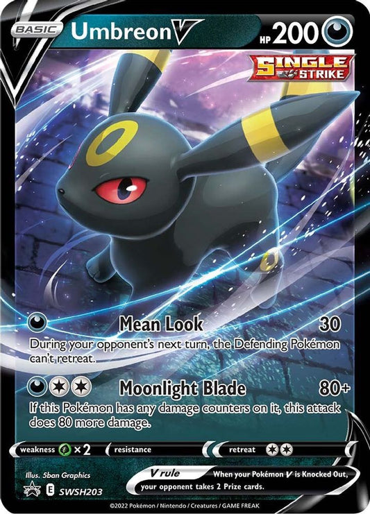 Umbreon V SWSH203  - Holofoil SWSH Sword & Shield Promo Cards - Promo