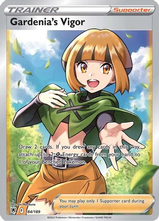 Gardenia's Vigor (Full Art) 184/189  - Holofoil SWSH10 Astral Radiance - Ultra Rare