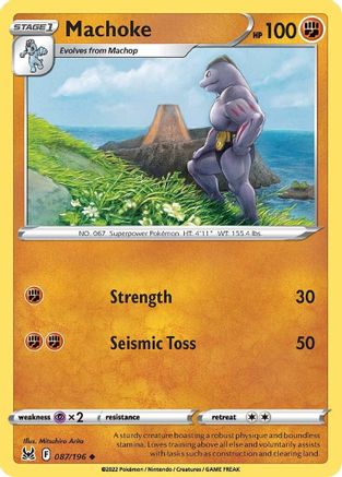 Machoke 087/196  SWSH11 Lost Origin - Uncommon
